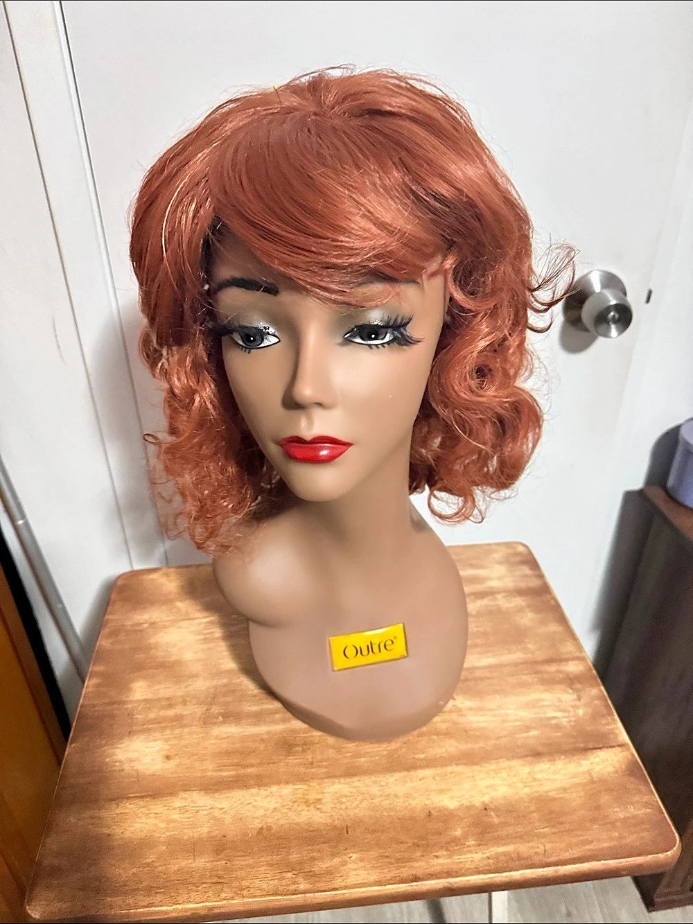 Outre Curly Wig in Red